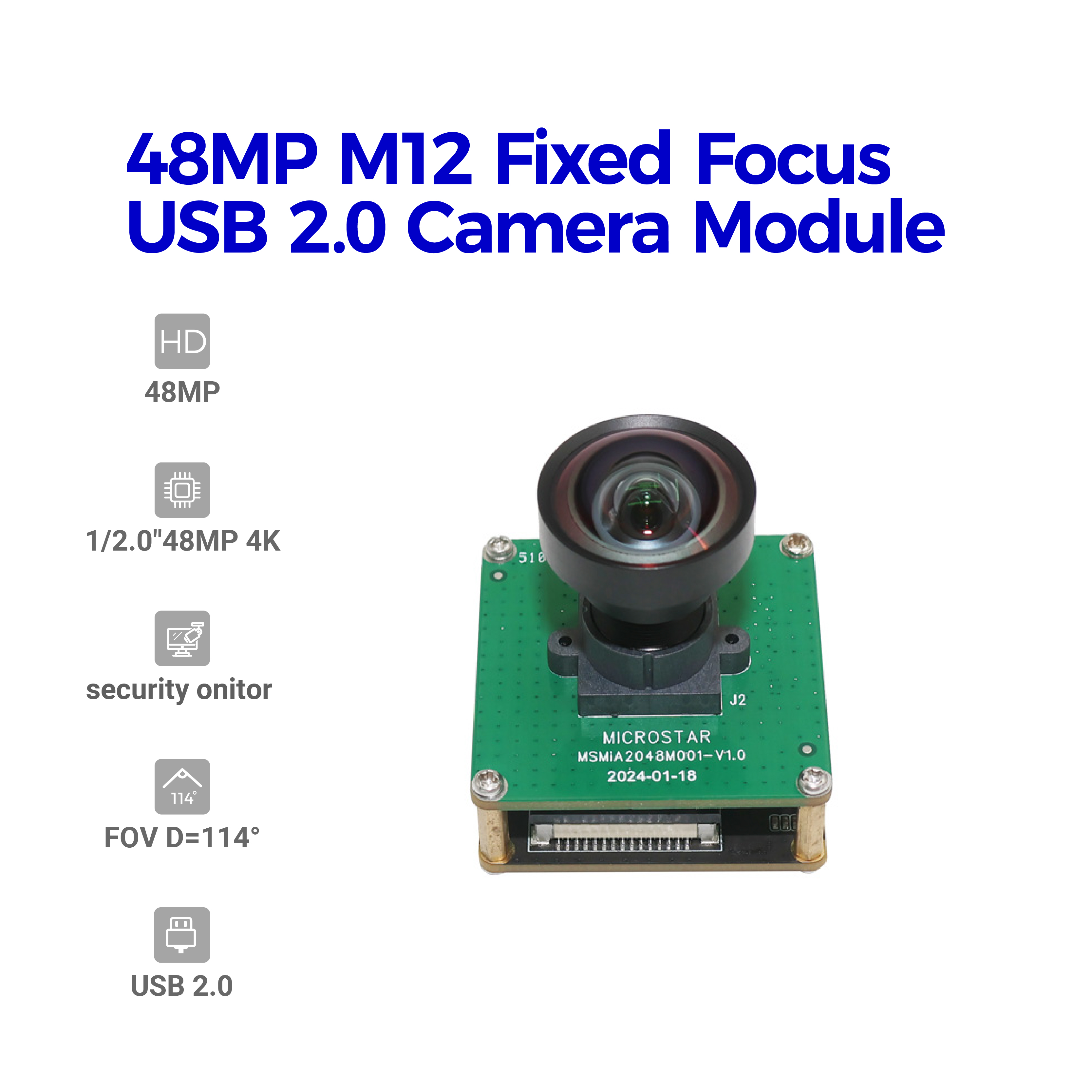 HAMPO-USB-M2-48100-F114 48MP M12 Fixed Focus USB 2.0 Camera Module (5)_1