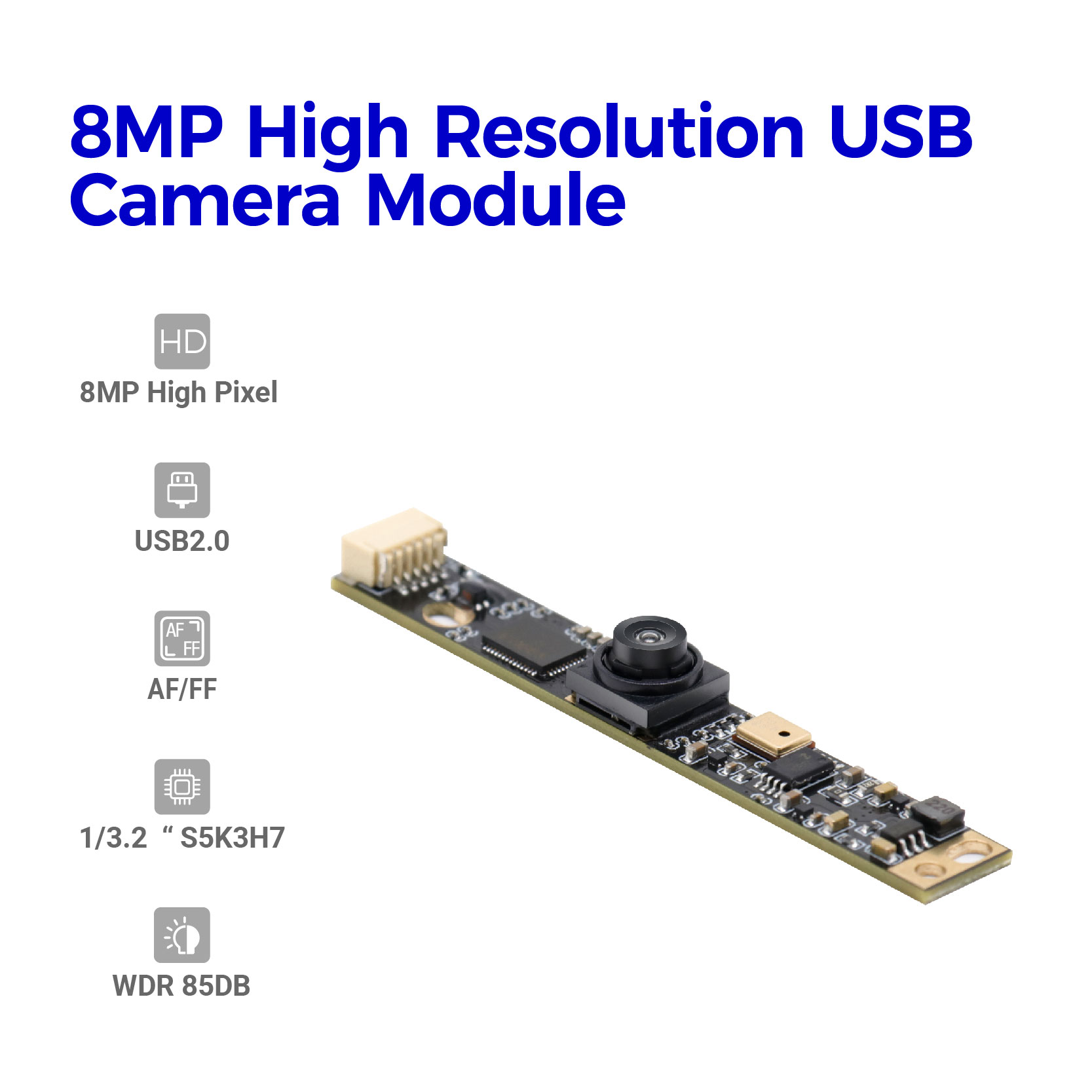 8MP S5K3H7 Autofocus Kamera Modulua