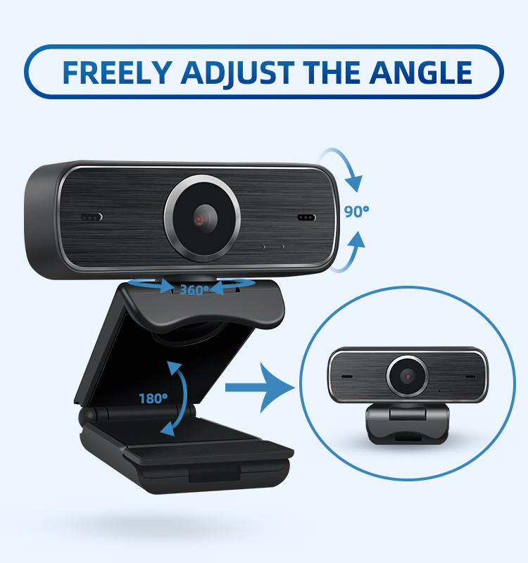 Uebkamera e video-konferencës me kamerë për PC USB 2MP