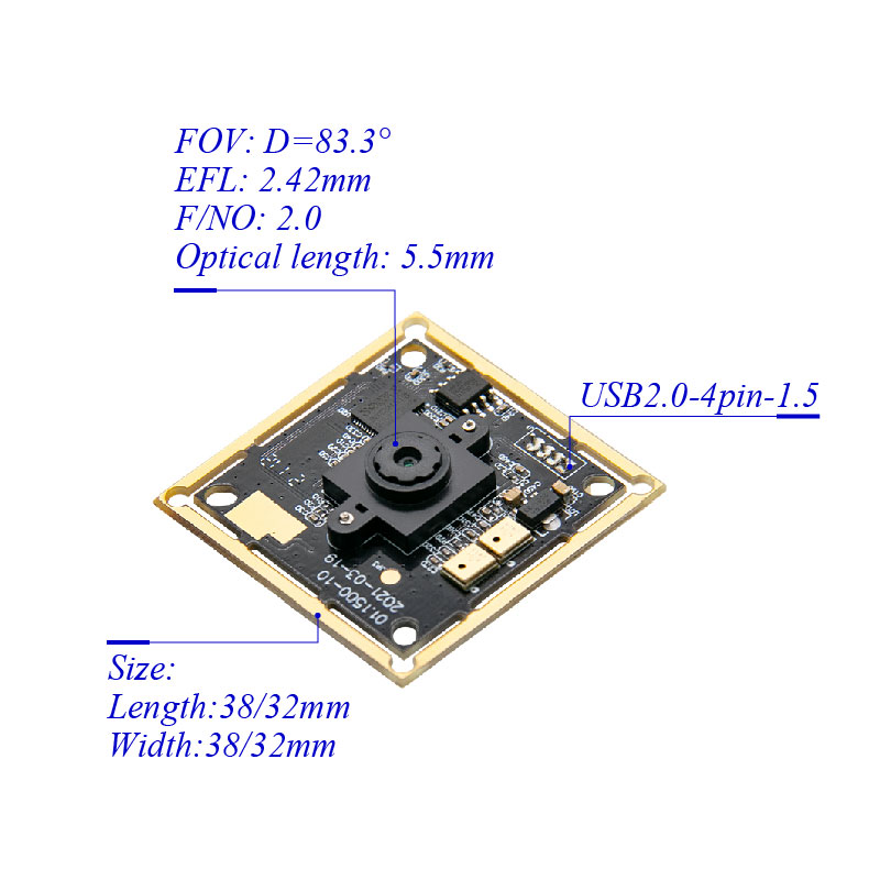 Módulo de câmera Omnivision OV5648 de 5MP