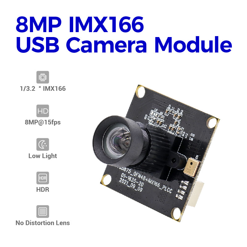 8MP IMX166 HDR カメラモジュール