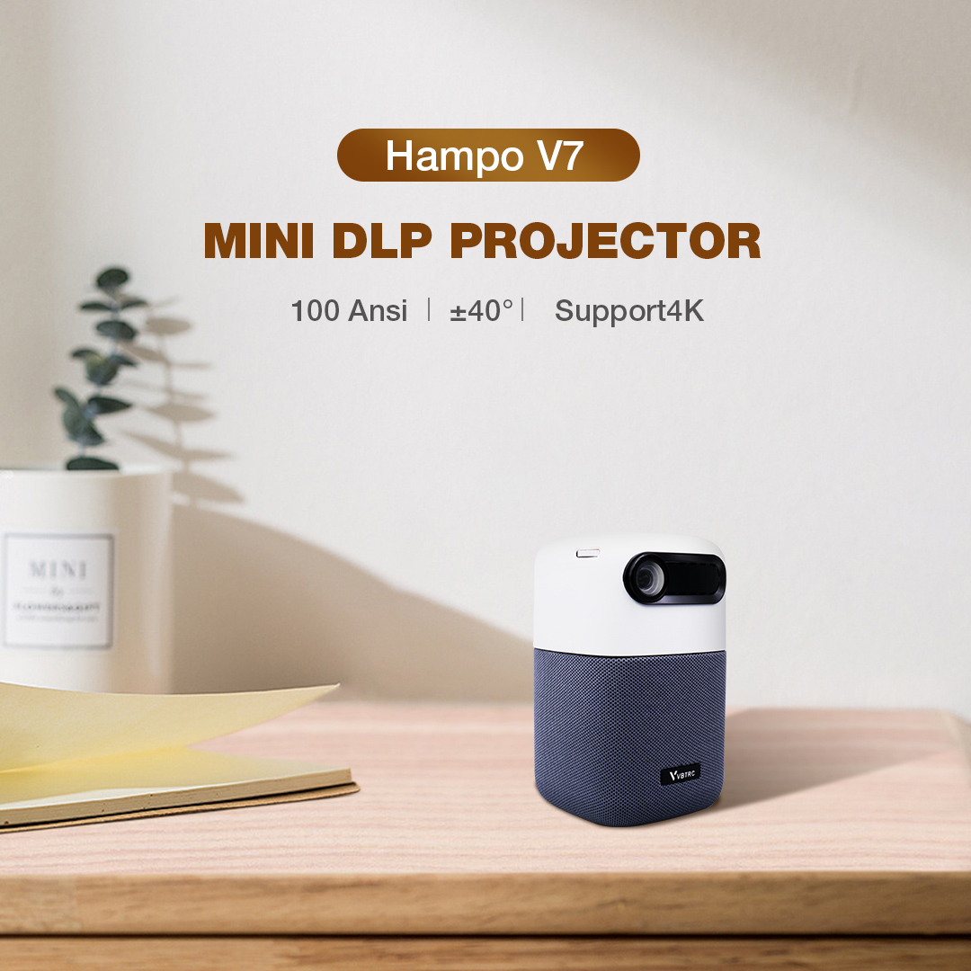 4K Supported Android 480P Smart Portable Projector