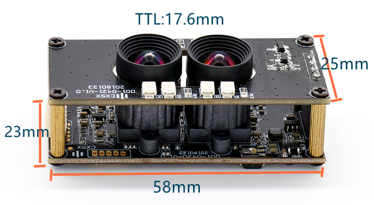 3MP+1,3MP WDR-kamera med dobbelt objektiv