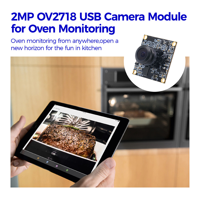 ម៉ូឌុលកាមេរ៉ា 2MP OV2718 សម្រាប់ Oven Cam