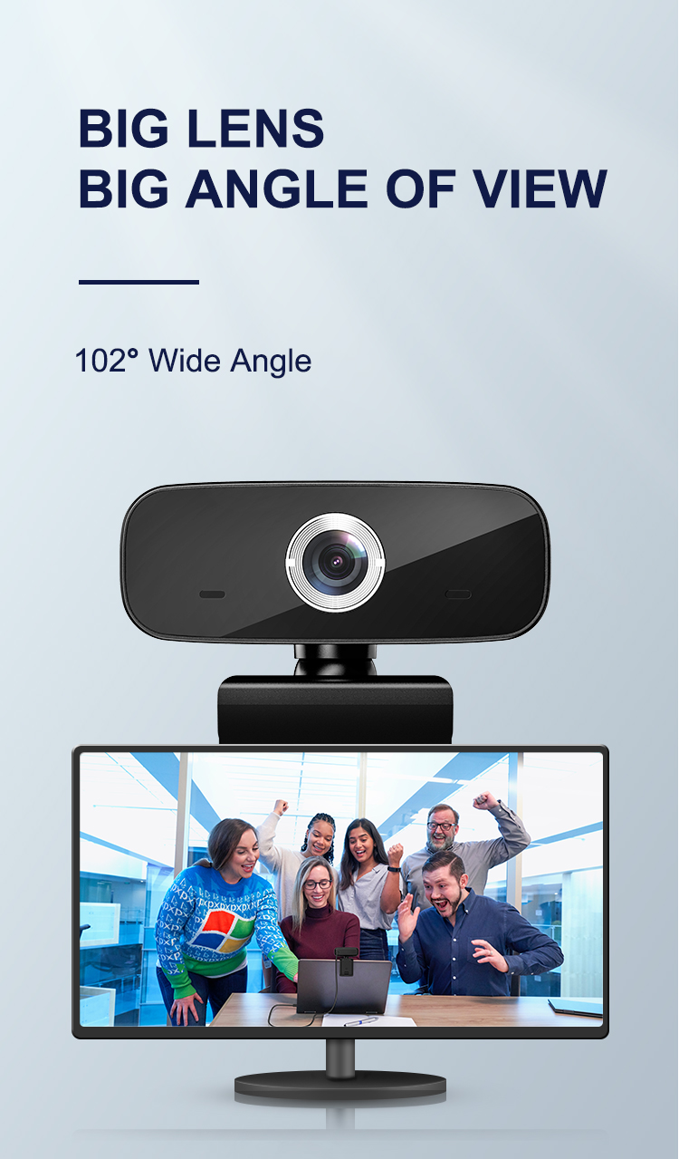 1080P Rotatable Webcam FF PC Kamara