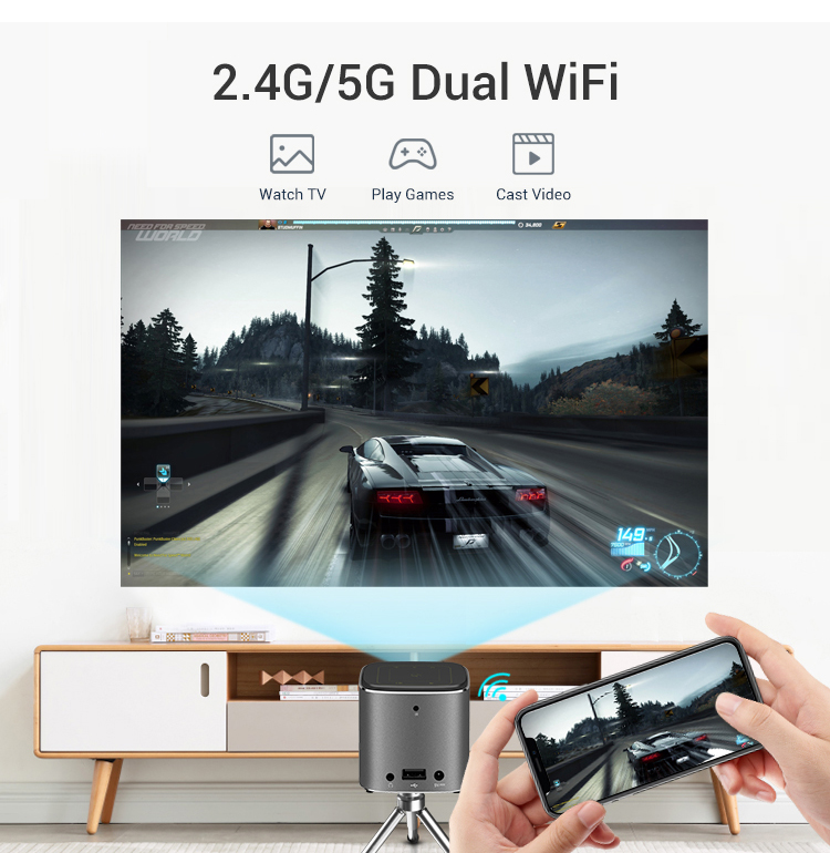 Smart 480P DLP mini prijenosni projektor