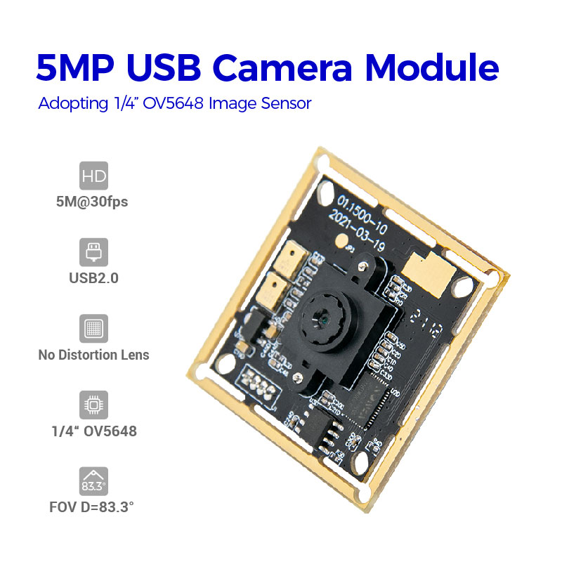 5MP Omnivision OV5648 Module Kamara