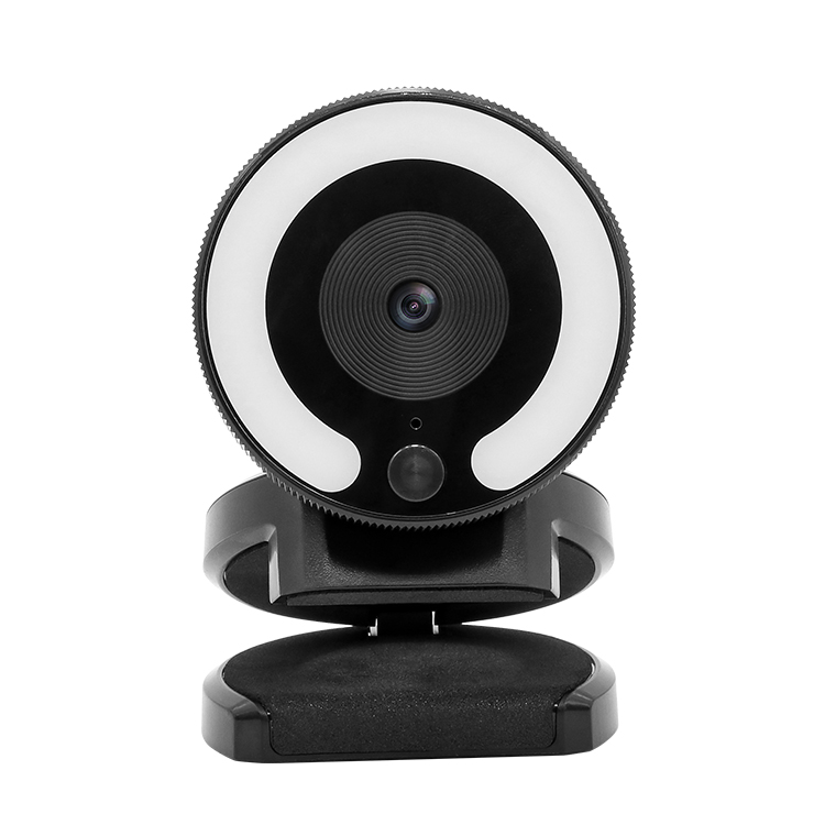 1080P AF Webcam with Ring Light and Mic